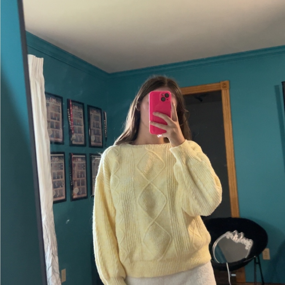 Yellow sweater